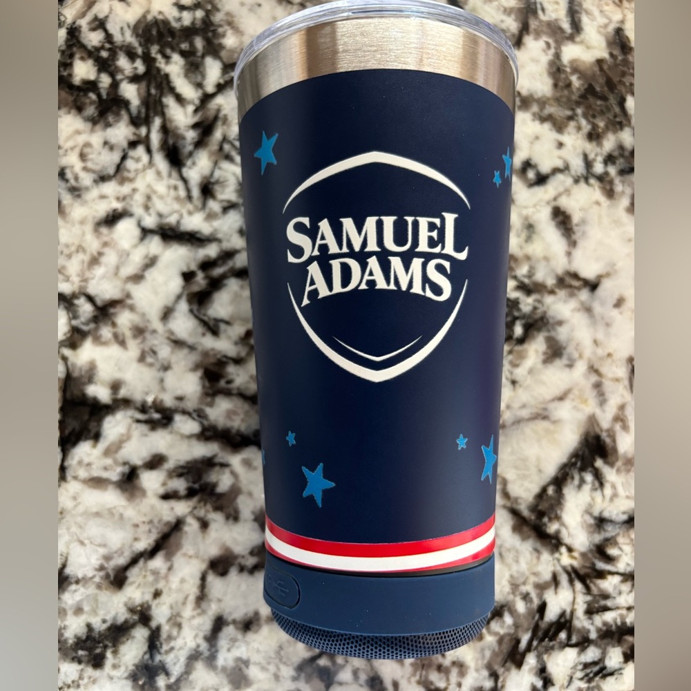 Samuel Adams Blue Tumbler with Stars